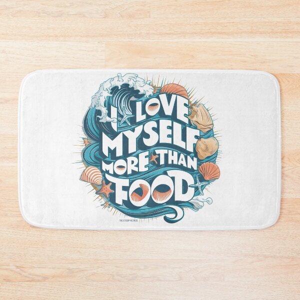 Item preview, I love myself MORE than food! designed and sold by SweetEnough.
