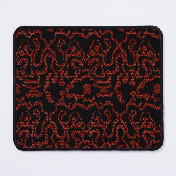 Item preview, Black on Red negative  pattern Squiggle  designed and sold by GreyMoonForest.
