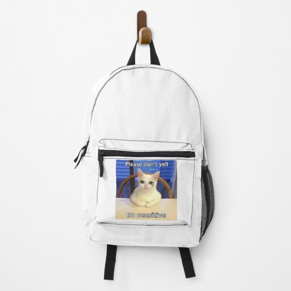 Item preview, Please don't yell I'm sensitive CAT MEME designed and sold by Kyiomi.
