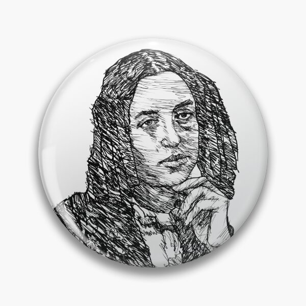 Item preview, GEORGE SAND ink portrait .3 designed and sold by lautir.