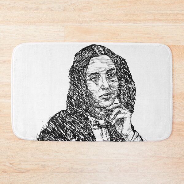 Item preview, GEORGE SAND ink portrait .3 designed and sold by lautir.