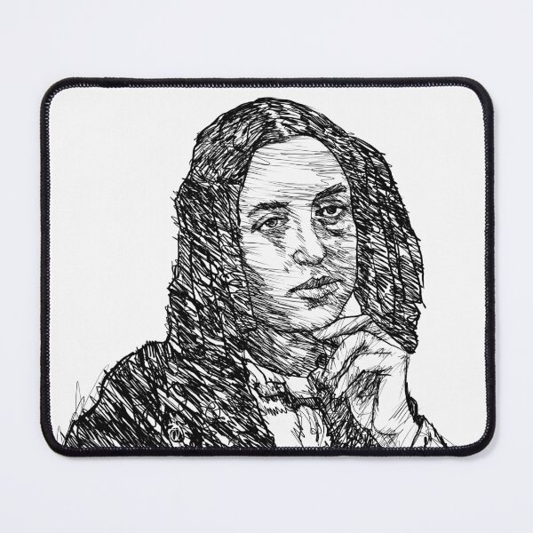 Item preview, GEORGE SAND ink portrait .3 designed and sold by lautir.