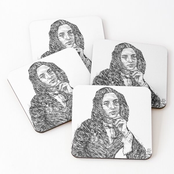 Item preview, GEORGE SAND ink portrait .3 designed and sold by lautir.