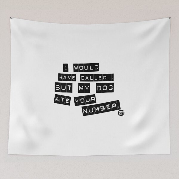 Item preview, MY DOG ATE YOUR NUMBER designed and sold by TODD GOLDMAN.