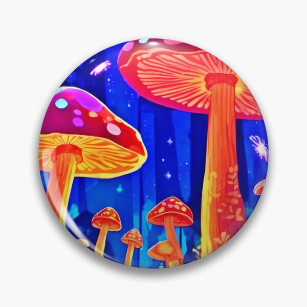 Item preview, Colorful Gaint Mushroom Art designed and sold by Health And Fitness Posts e-Store.