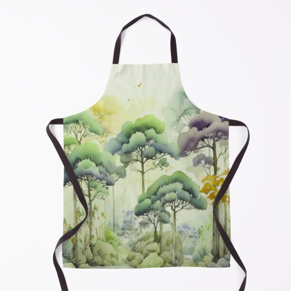 Item preview, Forest scene in green designed and sold by Flowersonstuff.