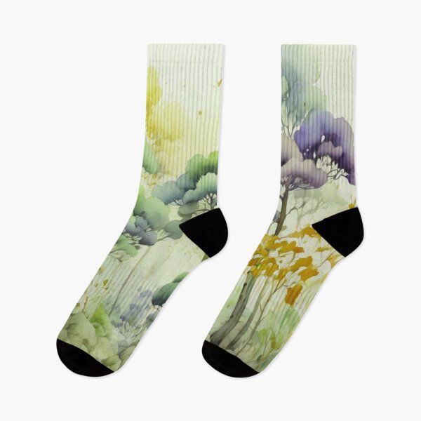 Item preview, Forest scene in green designed and sold by Flowersonstuff.
