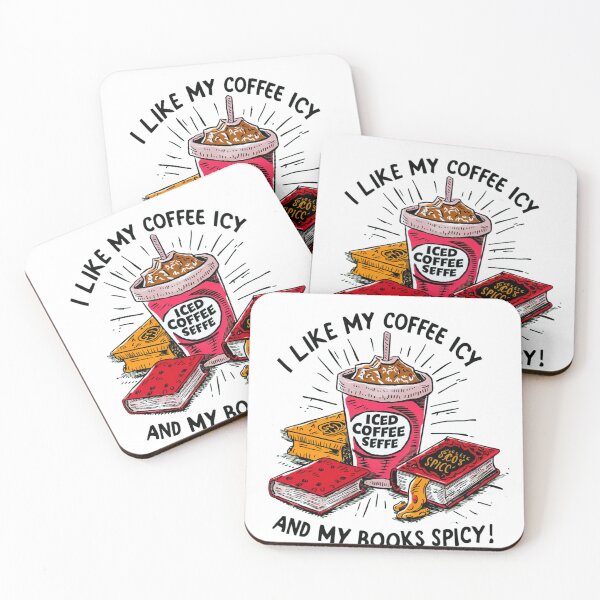 Item preview, I Like My Coffee Icy And My Books Spicy designed and sold by ZIZZO 22.