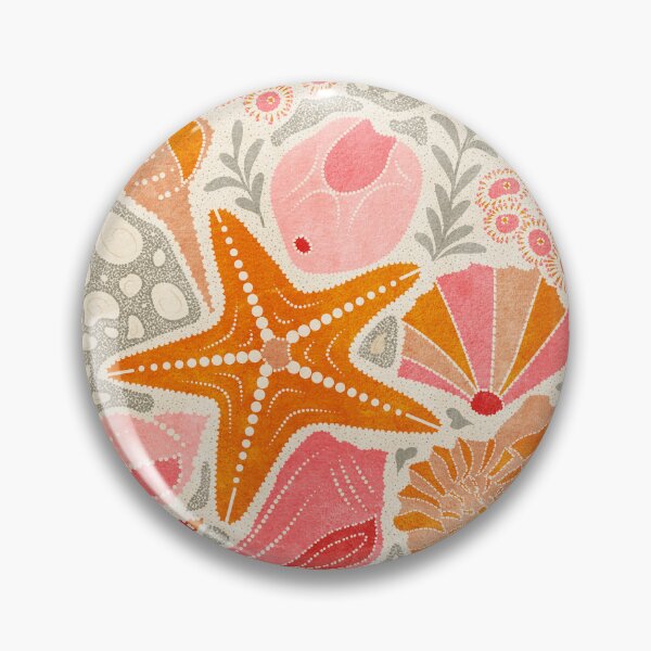 Item preview, Just Beachy- Seashells Starfish on Sand with Sea Foam designed and sold by winkeltriple.