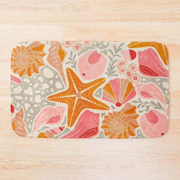 Item preview, Just Beachy- Seashells Starfish on Sand with Sea Foam designed and sold by winkeltriple.