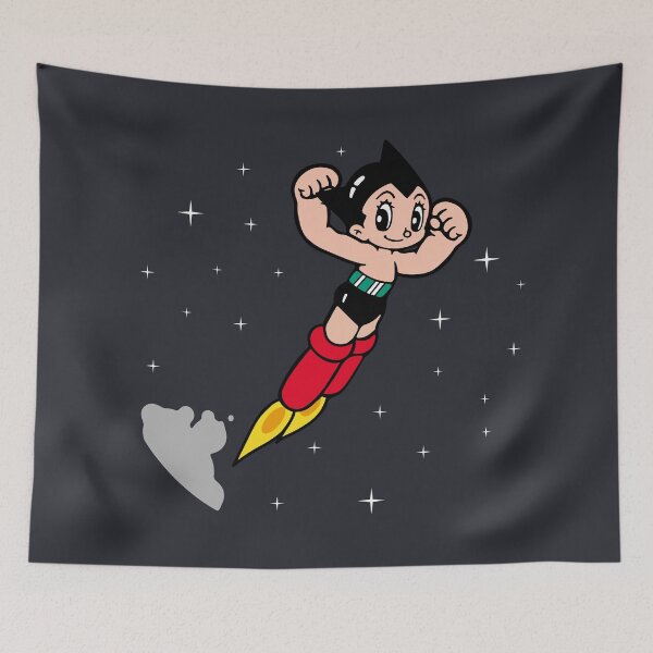 Item preview, Astroboy in the night sky designed and sold by Sakuga Drip.