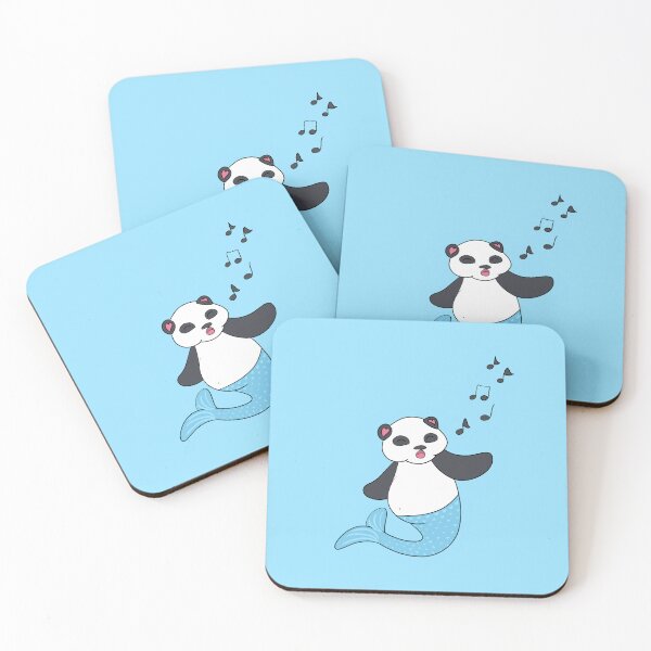 Item preview, Mermaid Panda designed and sold by HugSomeNettles.