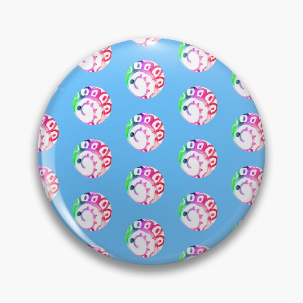Item preview, Watercolor blue colorful spiral dot pattern | Artsy painting abstract circles spirals designed and sold by lausn.