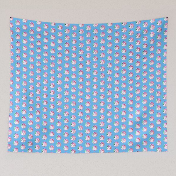 Item preview, Watercolor blue colorful spiral dot pattern | Artsy painting abstract circles spirals designed and sold by lausn.