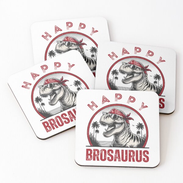 Item preview, Happy Brosaurus T-rex Dino Funny Brother Dinosaurs designed and sold by Jungle Hub.