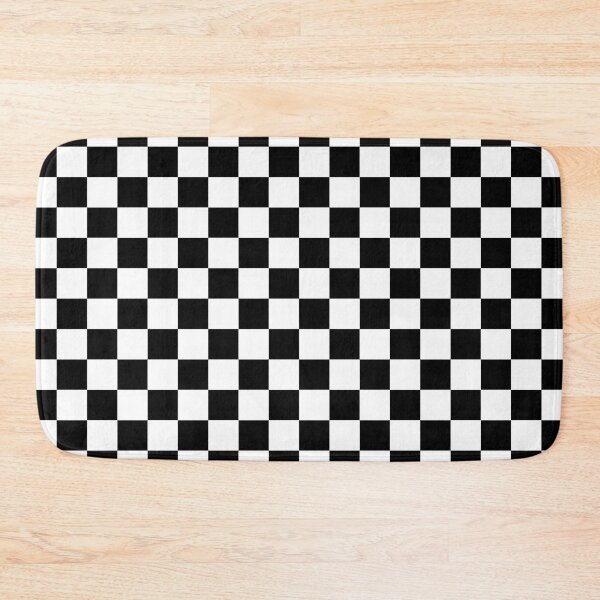 Item preview, Small Checkered - Black and White designed and sold by JustPatterns2.