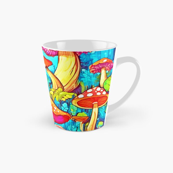 Item preview, Vibrant Mushroom Illustration Art designed and sold by Health And Fitness Posts e-Store.