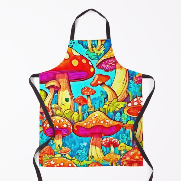 Item preview, Vibrant Mushroom Illustration Art designed and sold by Health And Fitness Posts e-Store.