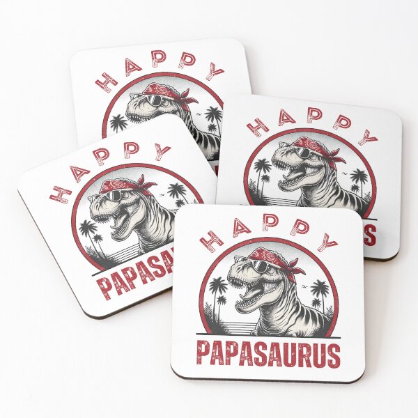 Item preview, Happy Papasaurus T-rex Dino Funny Father Dinosaurs designed and sold by Jungle Hub.