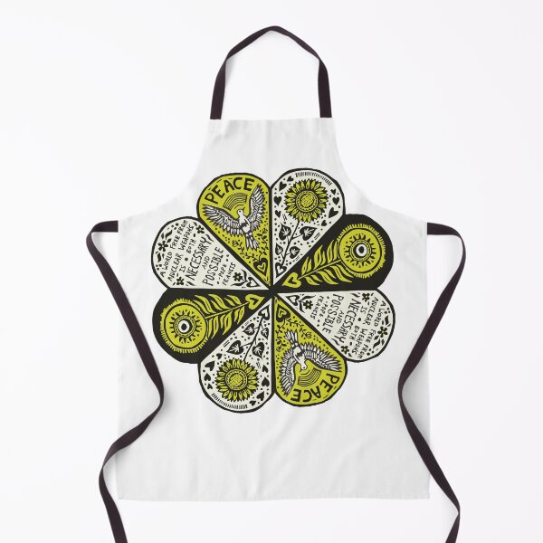Item preview, No Nuclear Weapons Flower Peace Pope Francis designed and sold by SarahFullerArt.