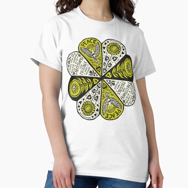 Item preview, No Nuclear Weapons Flower Peace Pope Francis  designed and sold by SarahFullerArt.
