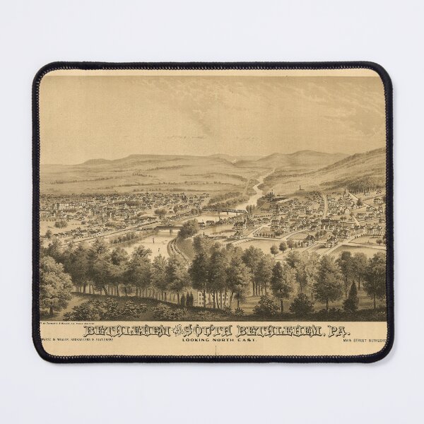 Item preview, Bethlehem and South Bethlehem, Pennsylvania (1877) designed and sold by allhistory.