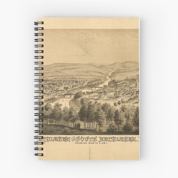 Item preview, Bethlehem and South Bethlehem, Pennsylvania (1877) designed and sold by allhistory.