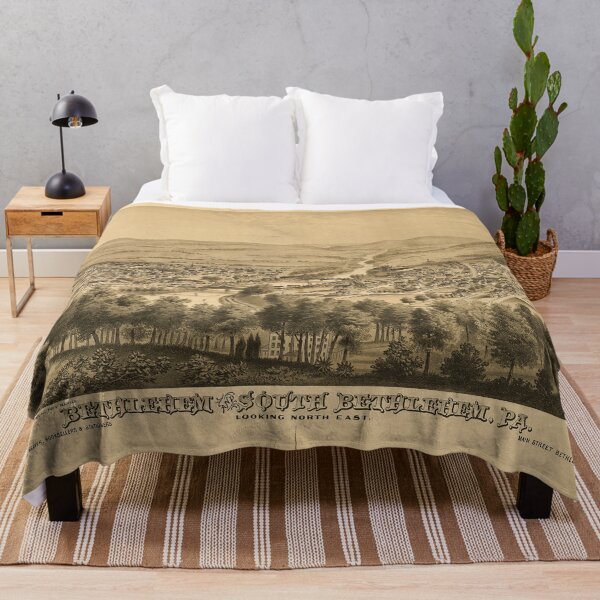 Item preview, Bethlehem and South Bethlehem, Pennsylvania (1877) designed and sold by allhistory.