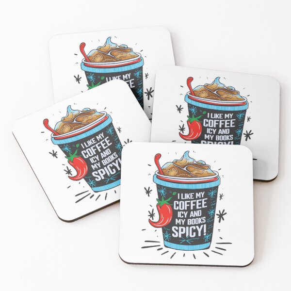 Item preview, I Like My Coffee Icy And My Books Spicy designed and sold by ZIZZO 22.
