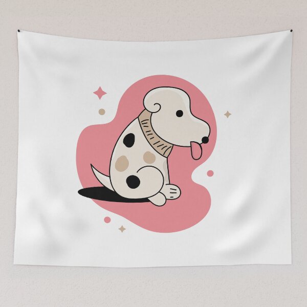 Item preview, Cute puppy dog sitting with toungue out pet lover designed and sold by feel-free-store.