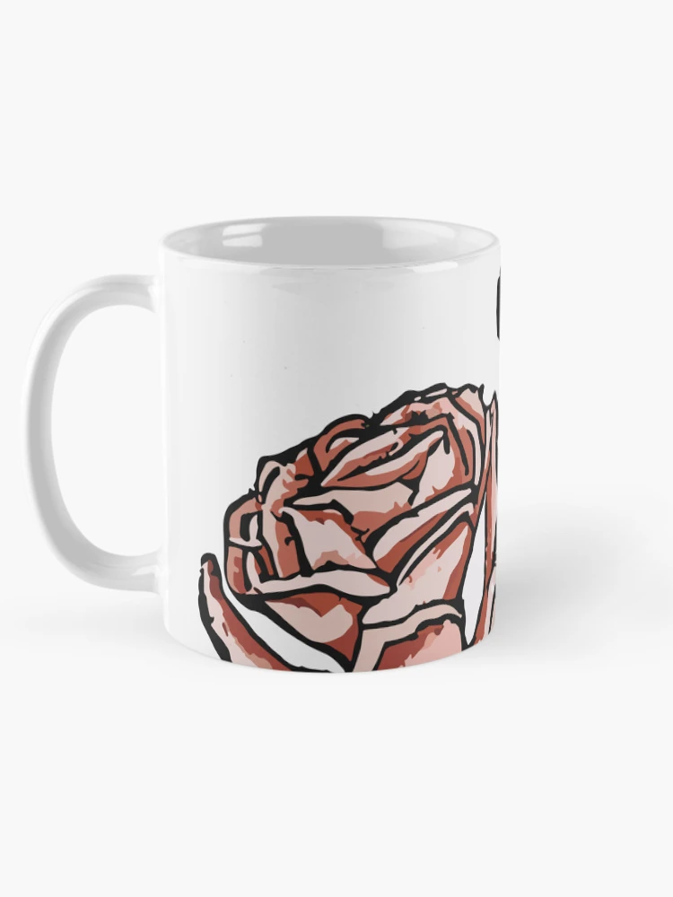 Thumbnail 5 of 6, Coffee Mug, Retro Roses designed and sold by SamJanner.