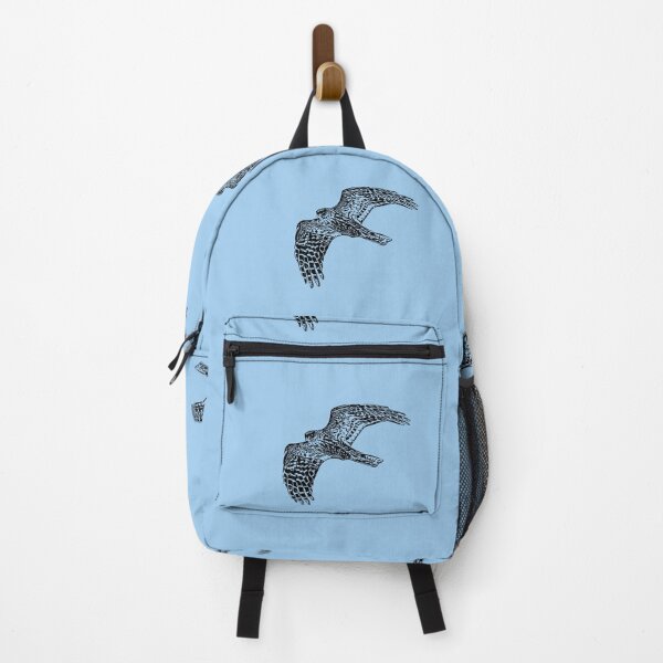 Item preview, Northern Harrier Marsh Hawk Flying Black Design designed and sold by designsasstultd.