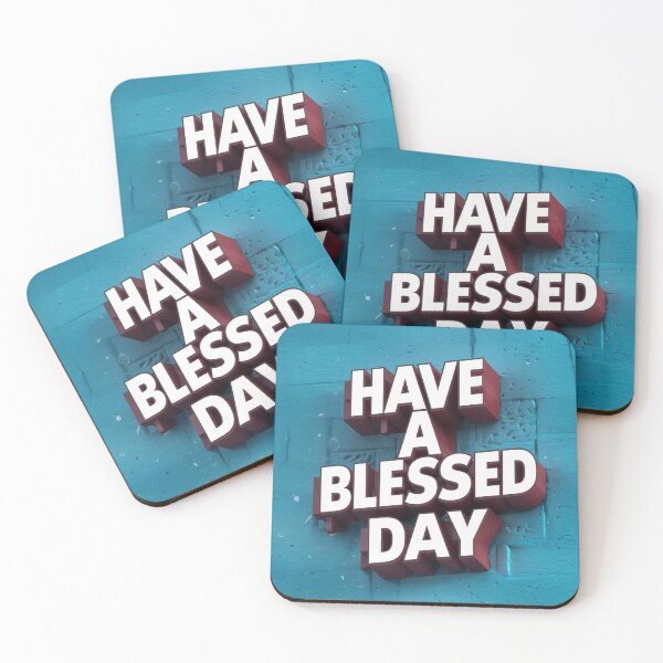Item preview, Have a blessed day - Positive Blessing Quote designed and sold by Zyphrost ★★★★★ (✔).