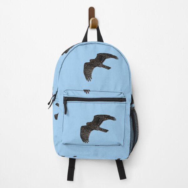 Item preview, Northern Harrier Marsh Hawk Flying Black Alternate Design designed and sold by designsasstultd.
