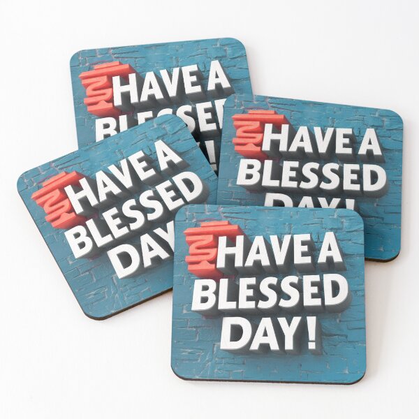 Item preview, Have a blessed day - Positive Blessing Quote designed and sold by Zyphrost ★★★★★ (✔).