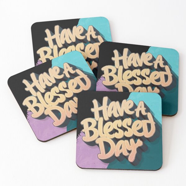 Item preview, Have a blessed day - Positive Blessing Quote designed and sold by Zyphrost ★★★★★ (✔).