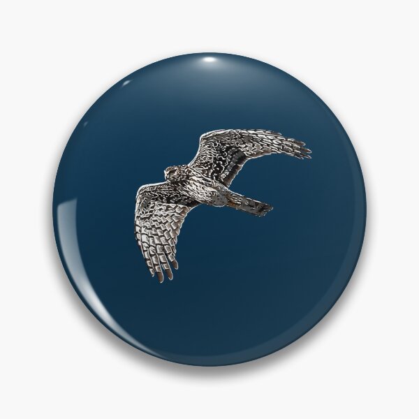 Item preview, Northern Harrier Marsh Hawk Flying White Alternate Design  designed and sold by designsasstultd.