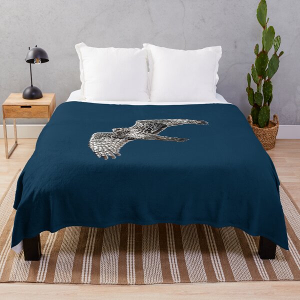 Item preview, Northern Harrier Marsh Hawk Flying White Alternate Design designed and sold by designsasstultd.