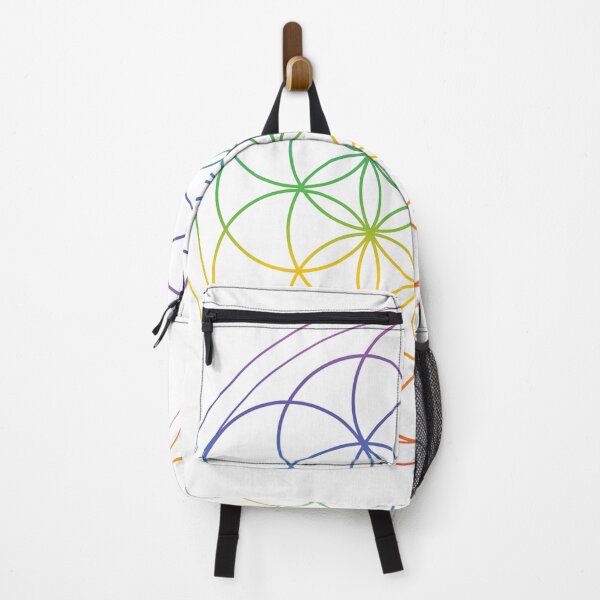 Item preview, Flower of Life - rainbow lines designed and sold by liftfrequencies.