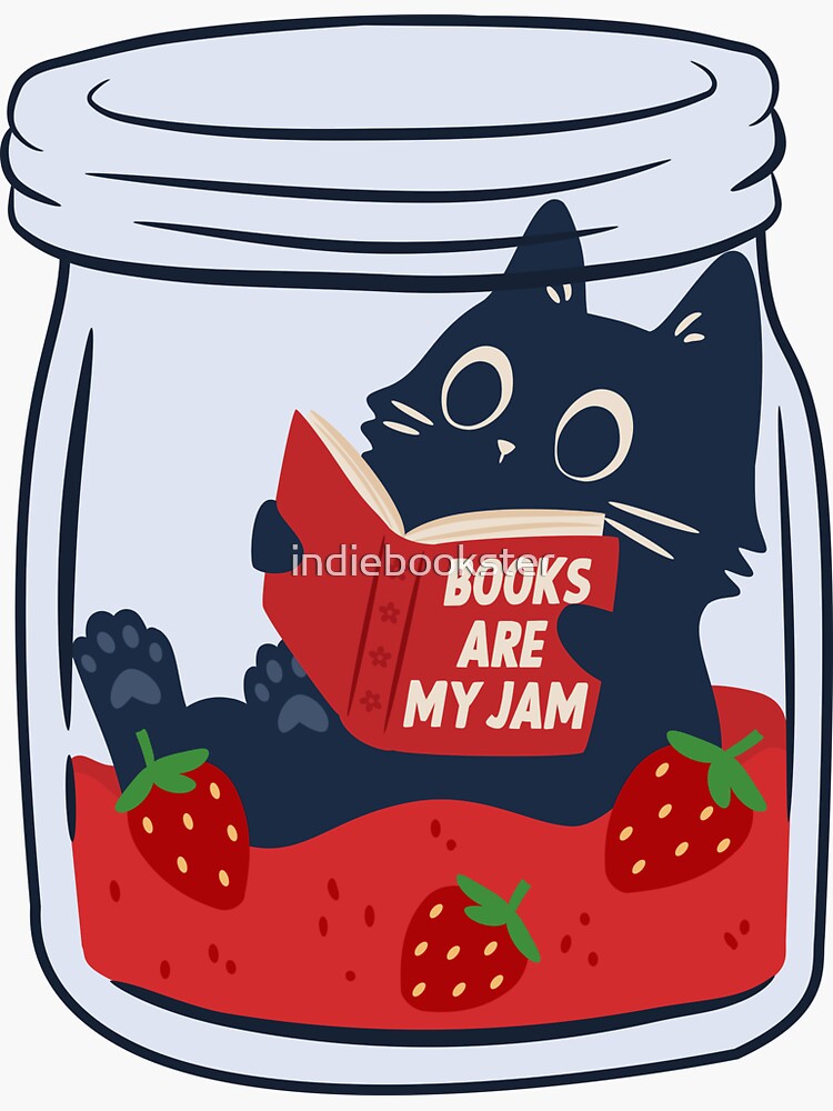 Thumbnail 3 von 3, Sticker, Bücher sind mein Ding designt und verkauft von indiebookster.