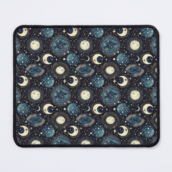 Item preview, Whispering Cosmos Intertwined Moons and Constellations' Silent Song designed and sold by ArtComixHaven.