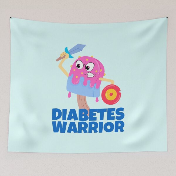 Item preview, Diabetes Warrior Funny Diabetic designed and sold by ricricswert.