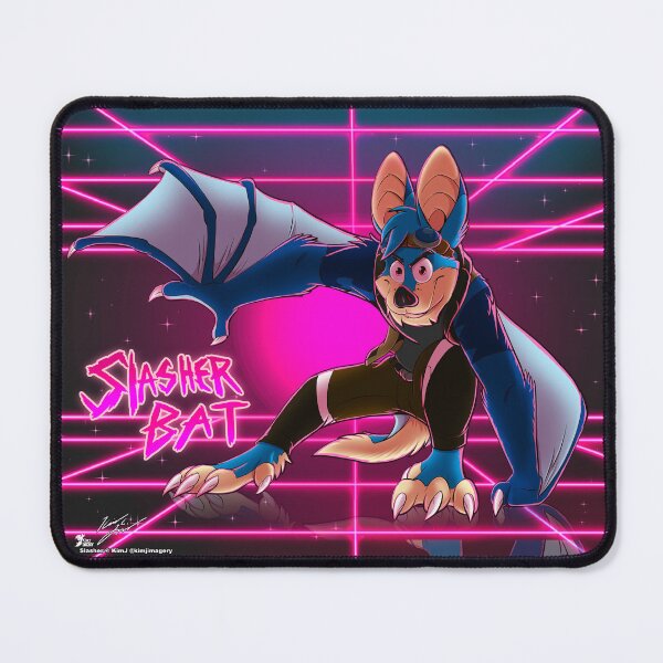 Item preview, Slasher Bat Retro Grid designed and sold by KimJImagery.