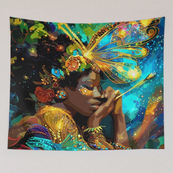 Item preview, Art By Minga Sleeping Nighttime Fairy digital design designed and sold by Artbyminga.
