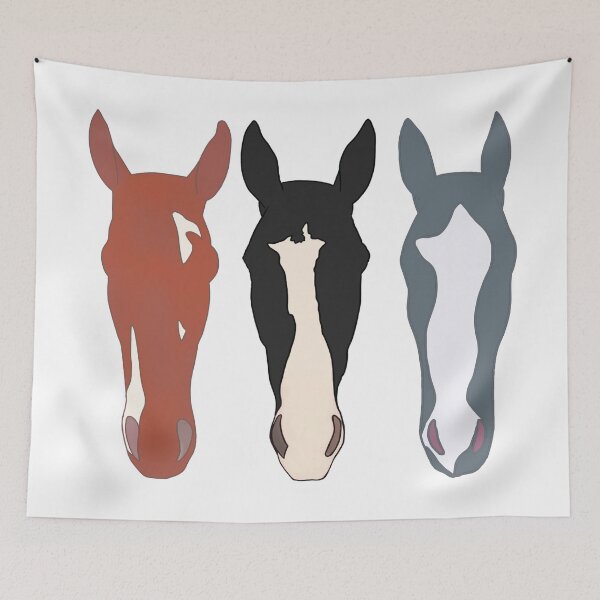 Item preview, Horse Trio Only designed and sold by bellamousse design co.