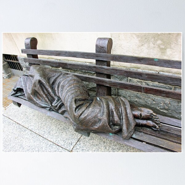Item preview, Homeless Jesus designed and sold by Cora Wandel.