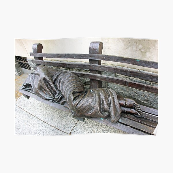 Homeless Jesus Poster