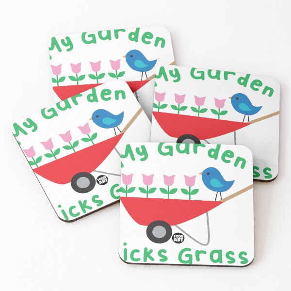 Item preview, MY GARDEN KICKS GRASS designed and sold by TODD GOLDMAN.