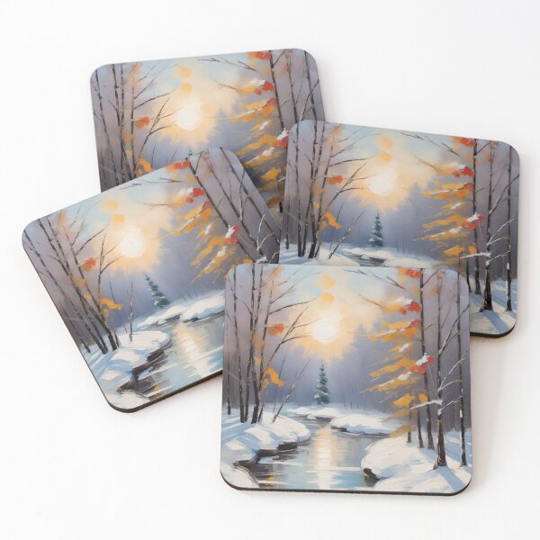 Item preview, Winter, impressionist painting, part of the Seasons collection designed and sold by lonelymoony.