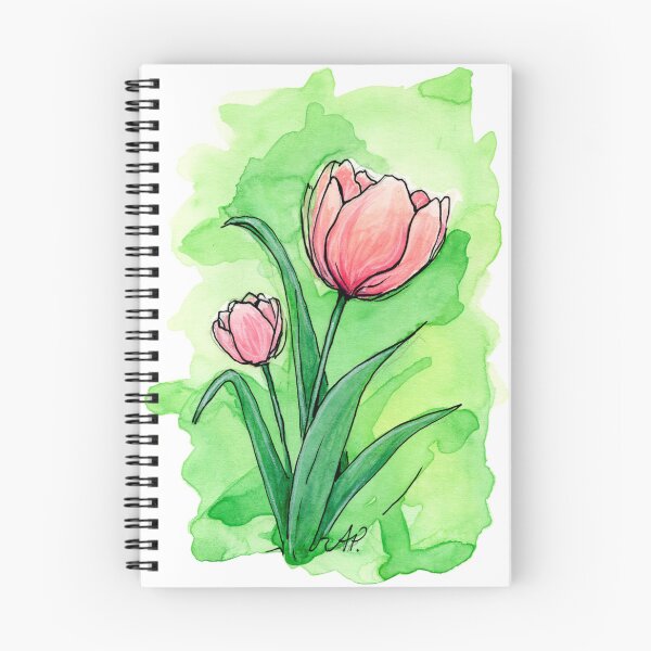 Item preview, Peachy Tulips designed and sold by Amy Preveza.
